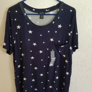 Justify Stars Blue Shirt